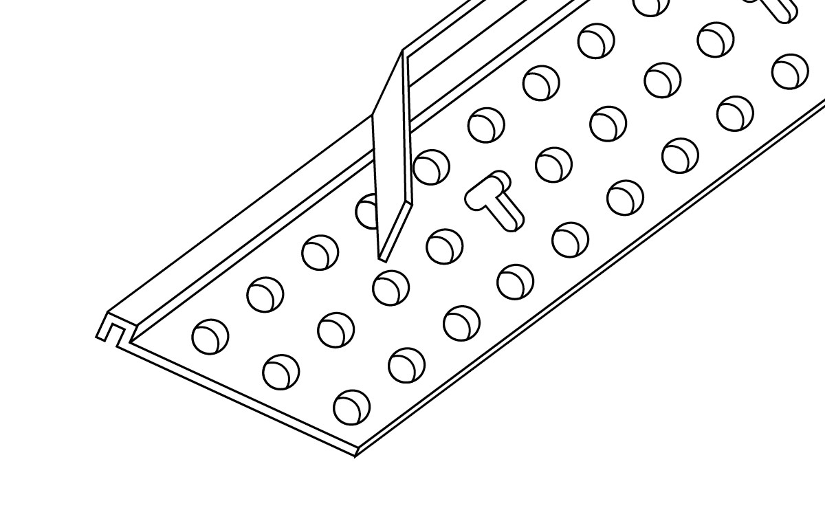 9000 trimtex flat bead tearaway 3000mm